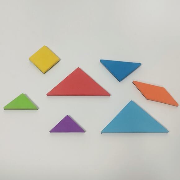 Magnetic Shape Maker Tangram Puzzle Travel Game Therapy Tool Logic Skill Develop - Picture 6 of 10
